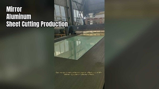 Folha de espelho de alumínio reflexivo