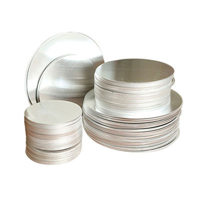 0.1-6.0mm Aluminum Alloy Circle 80-1000mm Diameter RoHS Custom Size High Flatness Burr Free Edge Food Grade