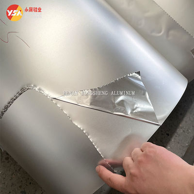 8006 8011 Aluminum Foil Jumbo Roll Food Container ID 76mm Core Wrap Foil