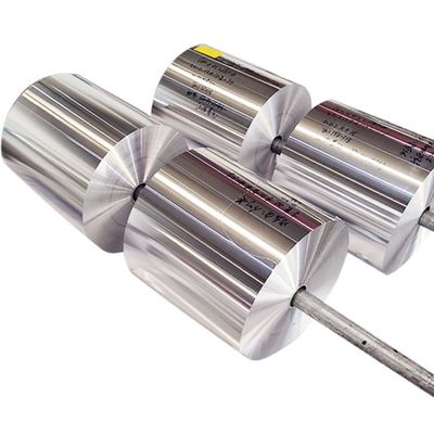 Rolo Jumbo de Folha de Alumínio 8011 5052 Grau Alimentício À Prova de Umidade Papel Alumínio para Cozinha