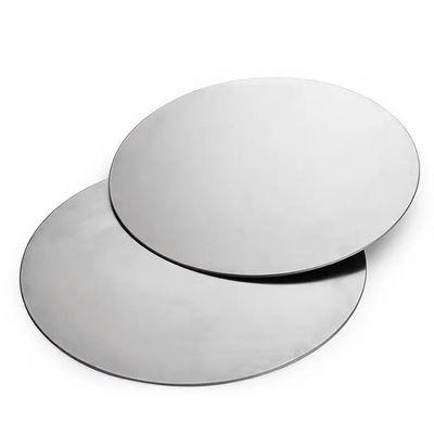 Disco de chapa de liga de alumínio redondo séries 1000 3000 5000 círculo personalizado alta planicidade borda sem rebarbas grau alimentício