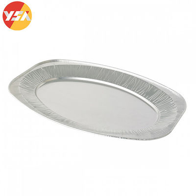 Medium Steamer 15cm Aluminum Foil Tray Containers For Grilling Fish