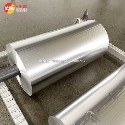 Grau alimentício 8011 8079 Folha de alumínio papel bobina 11-35 Micron Jumbo Roll Wrap
