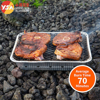 Mini Grill de Carvão 26.5x19.5x8cm Grill Portátil Grill de Carvão Pequeno