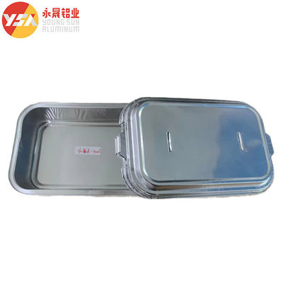 280 ml 300 ml Avião Alumínio Foil Catering Container Oblong Forno-seguro