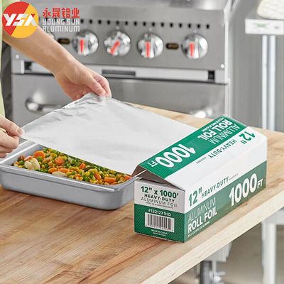 273x165mm Folha de cozinha em rolos de papel de alumínio
