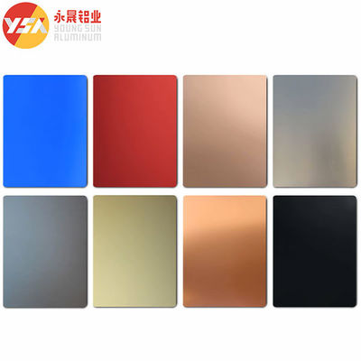 5052 Folha de alumínio anodizado 2 mm 3 mm 4 mm Prata de ouro rosa vermelho preto azul