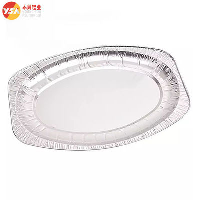 990/1400/2270ml Pão de Grelha de Peixe de Turquia bandeja de papel de alumínio oval descartável bandeja rasa recipiente de peixe assado