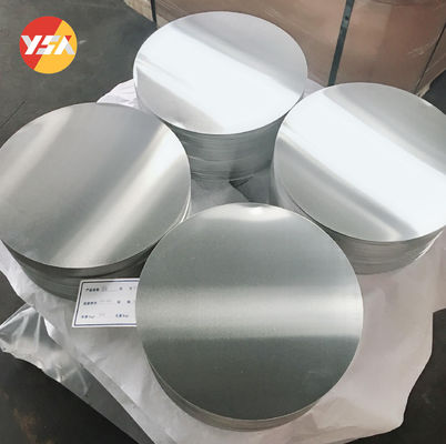Discos de círculo de alumínio personalizáveis 1050 1060 3003 África Oriente Médio Tamanho personalizado Alta planície Borra livre de borda Grau alimentar