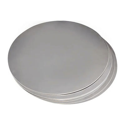 1050 1100 3003 3105 Disco Circular de Alumínio Chapa Placa de Liga Tamanho Personalizado Alta Planicidade Borda Sem Rebarbas Grau Alimentício