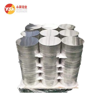 A1050 A1060 A1070 A1100 A3003 Círculos de alumínio Artesanato Panela de cozinha Tamanho personalizado Alta planície Borra livre de borda Grau alimentar