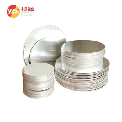 1050 1060 1100 3003 3005 Disco de alumínio Lâmpada de utensílios de cozinha Diâmetro personalizado Alta planície Borra livre de borda Grau alimentar
