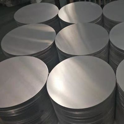Chapa de alumínio personalizada Círculo 80mm 1000mm Chapa circular Dimensão personalizada Alta planície livre de bordas de borracha Grau alimentar