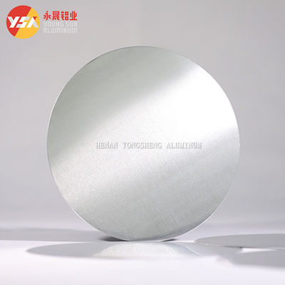 Disco de Alumínio Circular Prateado RoHS 3002 3003 3004 0,1-6,0 mm Diâmetro Personalizado Alta Planicidade Borda Sem Rebarbas Grau Alimentício